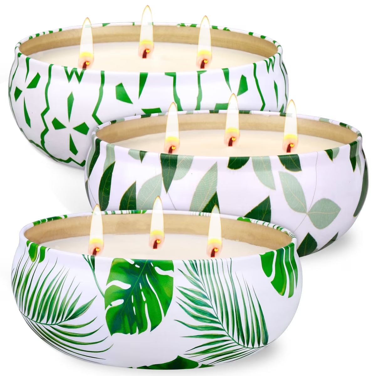 Citronella Outdoor Candles – 3 Pack