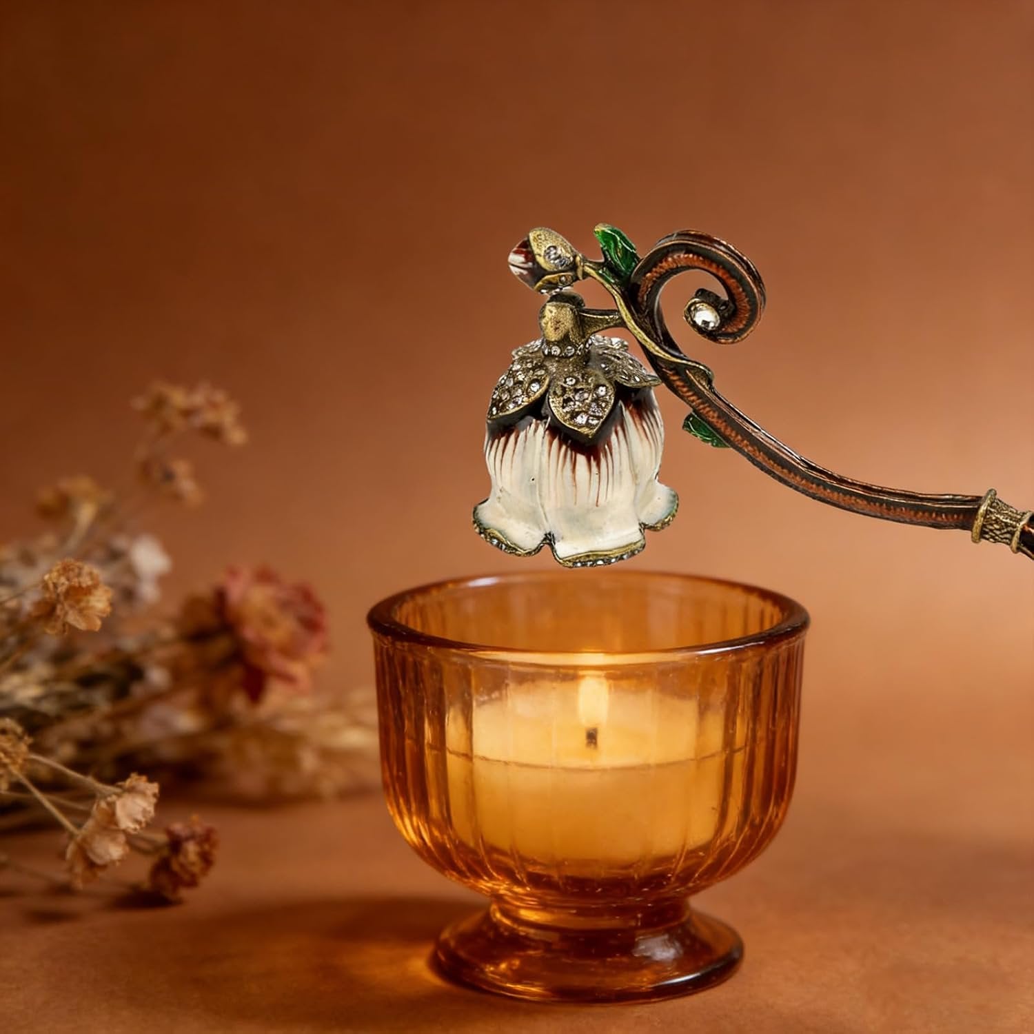 Vintage Brass Candle Snuffer