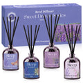 Lavender Reed Diffuser Set – 4 Pack
