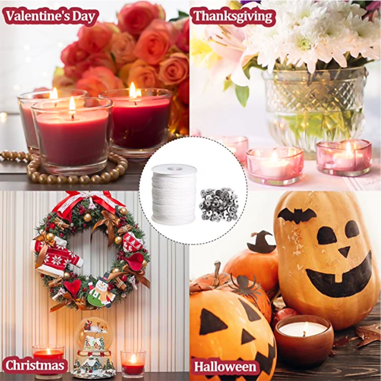 Candle Wick Kit for DIY Candles