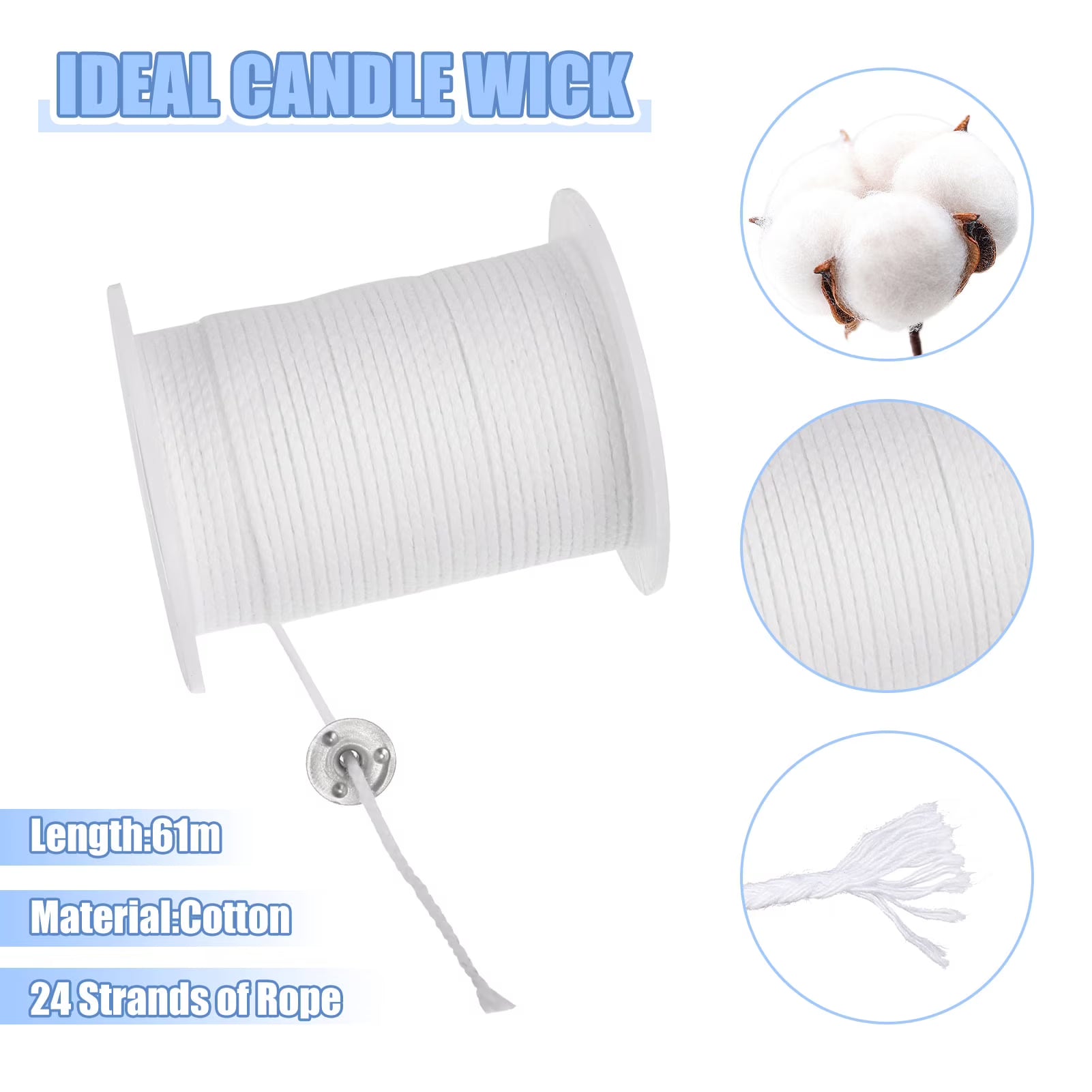 Candle Wick Kit for DIY Candles